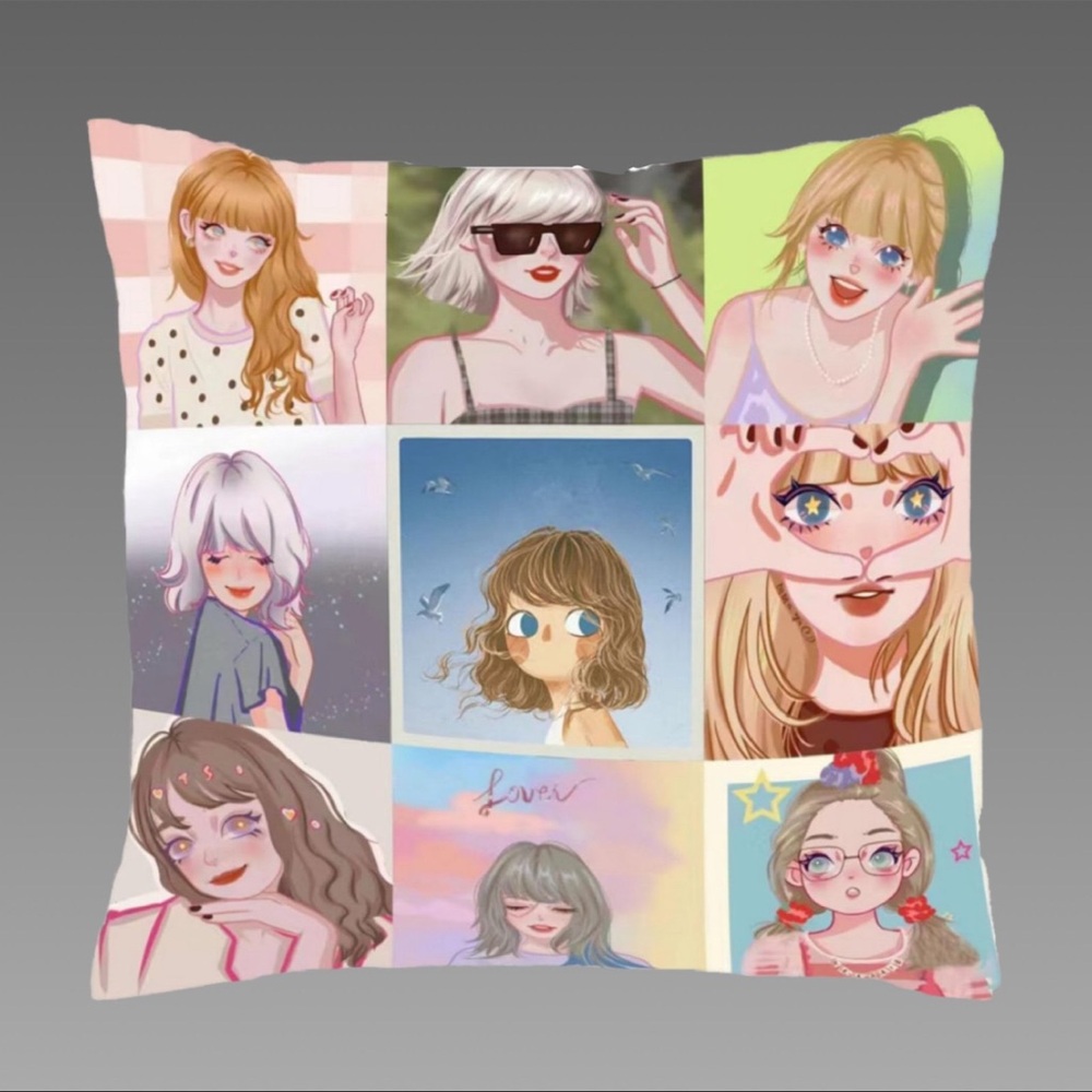 NWT 18x18” Anime Swiftie‎ Pillow Case